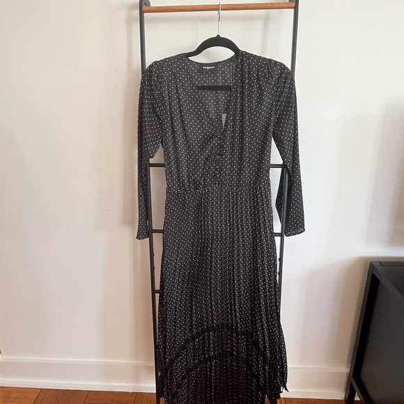 The Kooples | new with tags - long sleeve Midi dress - size 0/2 - black - Picture 5 of 10